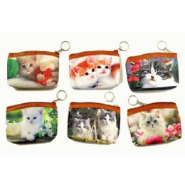 24 of Kittens Printed Coin Purse