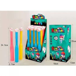 24 of 14 Inch Baseball Bubble Wand