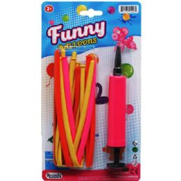 24 of 8pc Balloons with Pump