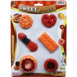 24 Pieces 6pc Sweet Party Play Set - Girls Toy Sets