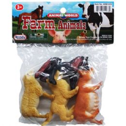 24 of 4pc 3 in Farm Animals