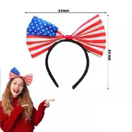 24 of USA Flag Headband