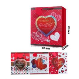 24 of 13 x 11 Gift Bag Heart Design