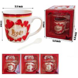 24 of Mug Set in Gift Box Love Design