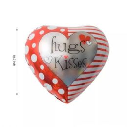 24 of 18 in Foil Hugs and Kisses Balloon