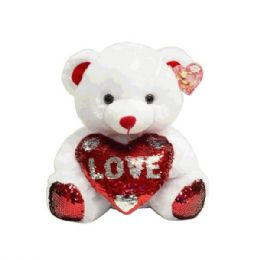 24 of 12 in White Bear with Heart