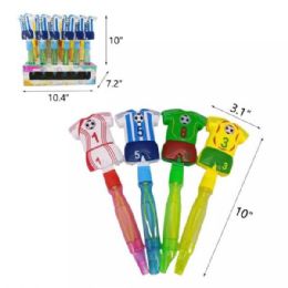 24 of 10 Inch Soccer Bubble Wand