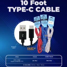 24 of 10ft Usb To Type C Cable