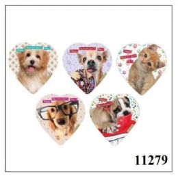 24 of 1.6 oz Cats and Dogs Heart Chocolates