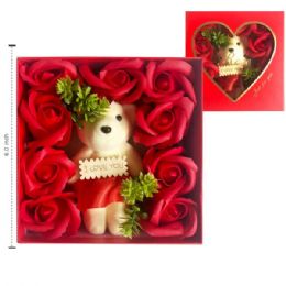 24 of 6 in Bear and Roses Gift Box