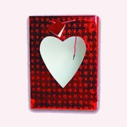 24 of Gift Bag Heart Window 7.5 x 5.3