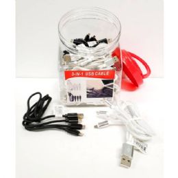 24 of 3 In 1 Usb Cable Ip/micro/type C