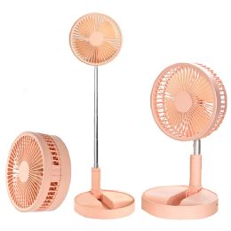 6 Wholesale Telescopic Storage Adjustable Rechargeable Mini Fan 3 In 1 12- Inch
