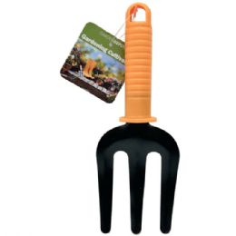 36 pieces 9inch Hand Garden Straight Fork Cultivator With Plastic Handle - Garden Tools