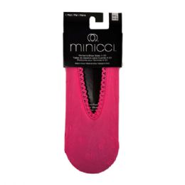 80 pieces Minicci 1 Count Pink Sheer Dot Liner Socks Size M/l 4-10 - Womens Foot Liners
