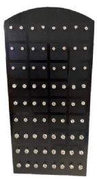 36 Pieces Clear Cube Earring Studs Display - Earrings