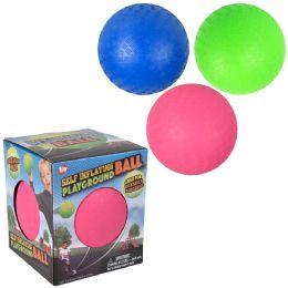 12 pieces 5" SelF-Inflating Playground Ball - Balls