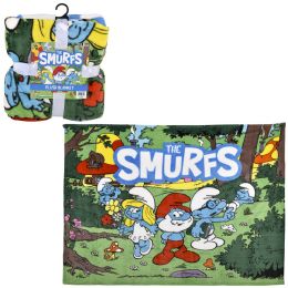 20 pieces 50 X 60inch Smurfs Blanket - Fleece & Sherpa Blankets