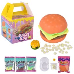 48 pieces (t) 5.6" Cheeseburger Clay Slime Kit - Slime & Squishees