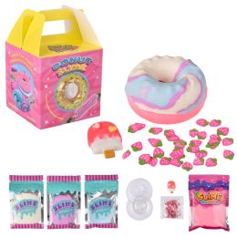 48 pieces (t) 5.6" Donut Clay Slime Kit - Slime & Squishees