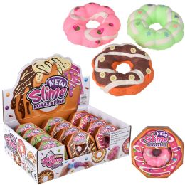 72 pieces (t) 3.6" Donut Clay Slime 12ct - Slime & Squishees