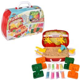 12 pieces Creative Dough Zoo Mobile Playset - Girls Toy Sets