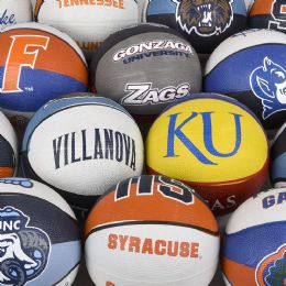 50 pieces of 7inch Mini College Basketballs 50 Pcs