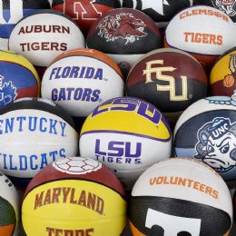25 Pieces 9" Reg. College Basketballs 25 Pcs/case - Basketballs