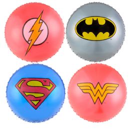 48 pieces 18inch Justice League Logo Knobby Ball 48ct - Balls