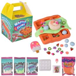 48 pieces (t) 5.6" Waffle Clay Slime Kit - Slime & Squishees