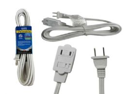 96 pieces Ext Cord 12ft Indoor White - Store