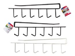 48 pieces Under Shelf Multipurpose 6hooks 10.5inch L X3inch H - Hooks