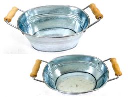 60 pieces Tin Bucket W/2 Handles 8.5inchx4.6inchx4.25inch H - Buckets & Basins