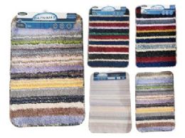 48 pieces Bath Mat 38x58cm AntI-Slip Backing -Tpr - Bath Mats