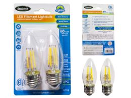 48 Pieces 2-Piece Led Lightbulb Etl Filament 6w=60w - Lightbulbs