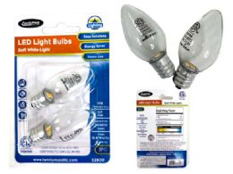 48 Pieces Led Lightbulb 2-Piece Etl C7 E12 Base - Lightbulbs