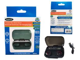 48 Pieces Bluetooth Ear Phones Charging Case Black - Headphones and Earbuds