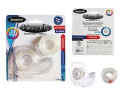 96 Packs Stationery Tape Dispenser &refill 2pc  - Tape