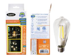 24 Pieces LED FILAMENT ETL BULB 2700K Clear Box - Lightbulbs