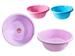 12 Pieces SUPER JUMBO BASIN 23.2" Diameter X9" 59D X 23CM - Buckets & Basins