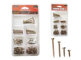 96 Pieces Wood Screw 3.5x16.25 40.50mm - Screws Nails and Anchors