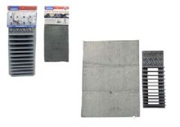 6 pieces Dish Drying Mat W/rack Grey Clr - Dish Drying Racks