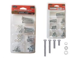 96 Pieces Bolts And Nuts And Washers 5x16mm 5x25mm 5x40 5x50 - Screws Nails and Anchors