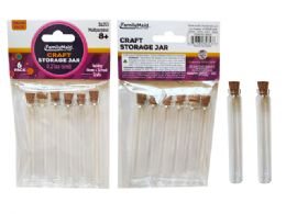 96 pieces Craft Storage Jar 6pc 0.5inchx3inch - Craft Tools