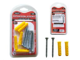 96 Pieces Expansion Screws 5-Piece 60mm - Screws Nails and Anchors