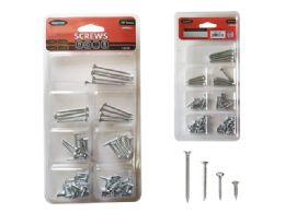 96 Pieces Screws Philips Wood 3.5x16mm 3.5x40mm 3.5x25mm 3.5x50mm - Screws Nails and Anchors