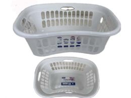 12 pieces Laundry Hamper 23.5inchx15.5inchx9.5inch H  White Clr - Laundry Baskets & Hampers