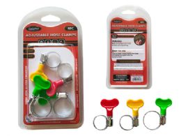 24 Pieces Hose Clamps Adjust 4-Piece 1x20mm .2x25mm 1x18mm - Clamps