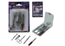 144 pieces Manicure Set 6pc W/ Case; - Manicure and Pedicure Items