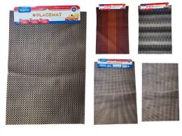 144 pieces Placemat 12'x18inch Asst Desig; - Placemats